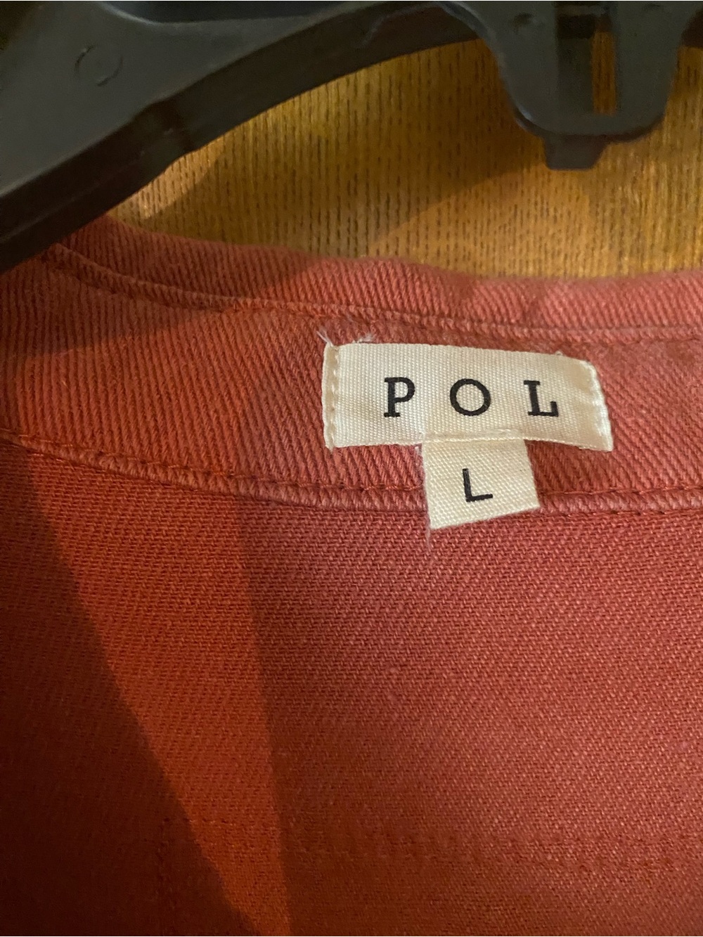 POL Boho Patchwork Button-Up Shacket - Picture 7 of 8